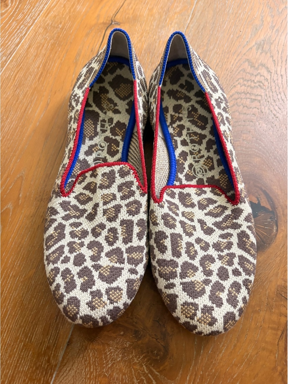 Rothy's Leopard Print Slip-On Flats Eco-Friendly Chic Size 9.5